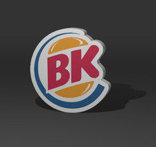 Enseigne lumineuse BK