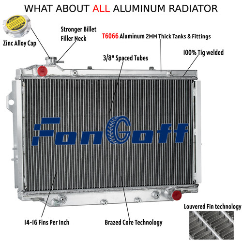 Row radiator for - 4,