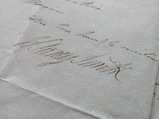 [ MARINE - ADMIRAL SIDNEY SMITH RIVAL DE NELSON ] LETTRE AUTOGRAPHE SIGNEE 1795