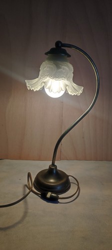 Lampe vintage laiton/bronze