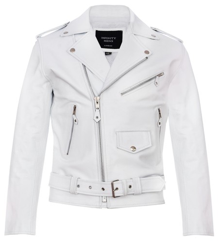 Veste motard cuir - de, en