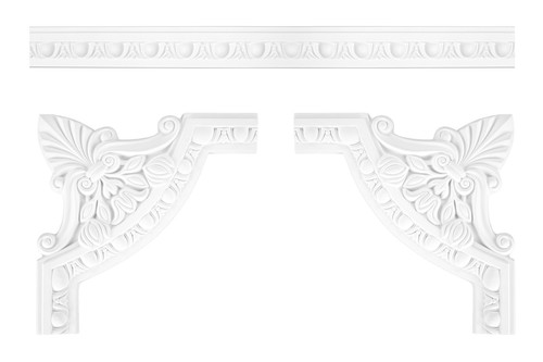 Grand decor bordure - bordure, et
