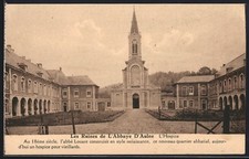 CPA Aulne, Les Ruines de l´Abbaye, L´Hospice 