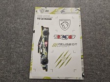 Peugeot 9x8 #94 Stickers - Hypercar WEC - 24 Hours of Le Mans 2024 - 15x10 cm