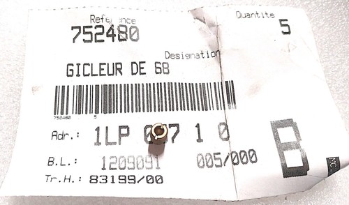 Gicleur principal peugeot - gicleur,
