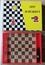 Ancien Jeu D'Echecs de Voyage