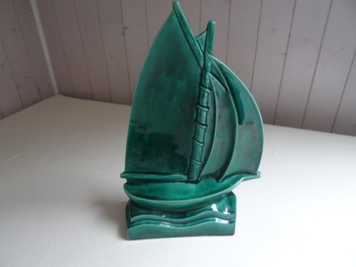 Voilier art déco céramique