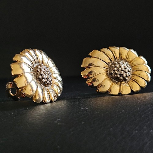 Boucle oreille marguerite - boucle, d'oreille