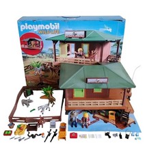Playmobil 6936 Oambati Station Safari Wildlife Complète TBE Avec Boîte Notice