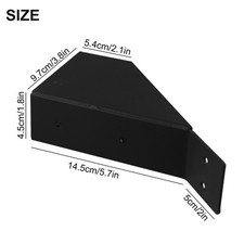 Supports d'angle pergola en