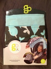 Go by Goldbug Canopy Cover Baby Car Seat/Carrier Narwahl Design NEW!