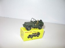 DINKY TOYS, Jeep Willys Fixed Windshield, Pilot, Hook Model III Military F