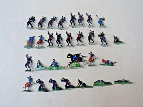 Plats étain zinnfiguren - d'étain,