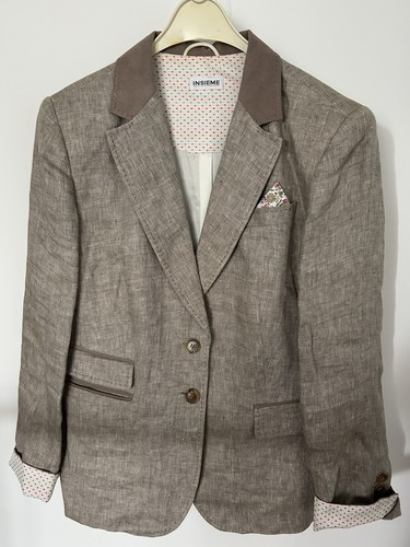Veste blazer vintage 100 lin - blazer,