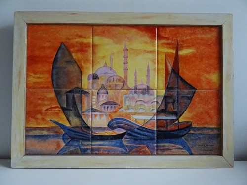 Tableau carreaux céramique - tableau,