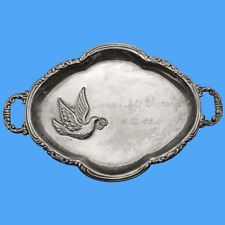 Wedding Cup Tray Ring Holder Jewelry Dove Joan I Ma Victoria 1888