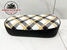 Siège moto Honda Monkey Z50M Z50 M To Nos reproduction tartan orange.