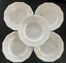 Rosenthal Hollow Plates - Maria White Series - Porcelain - 5 Piece