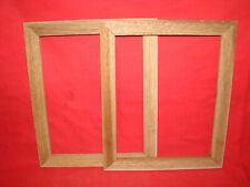 Antique Raw Wooden Frame x 2 - Photo 
