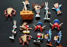 Vintage 1990s LOONY TOONS PVC TOY Lot FIGURINE BUGS BUNNY Taz Yosemite APPLAUSE