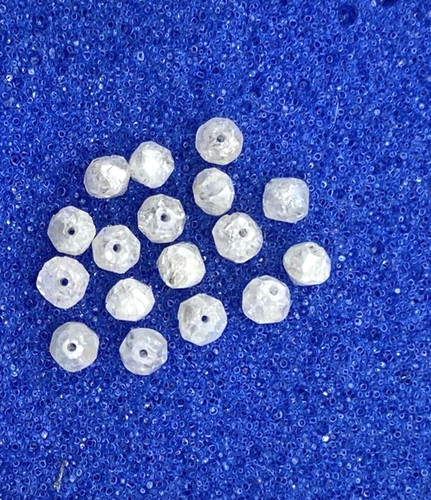 Perles diamant naturel rond - diamant,