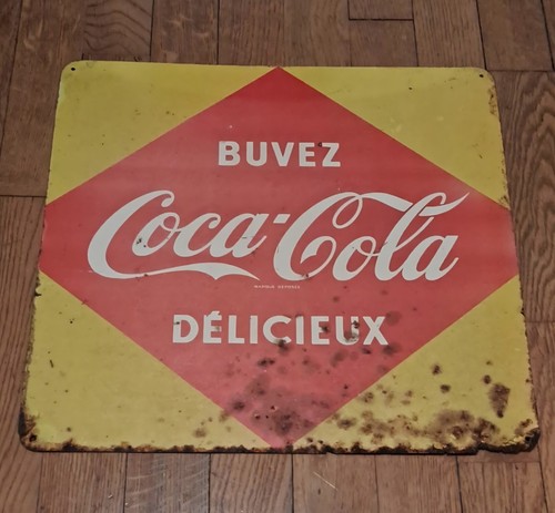 Plaque coca cola année - coca,
