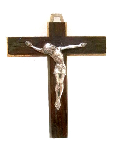 Ancien crucifix bois - ancien,