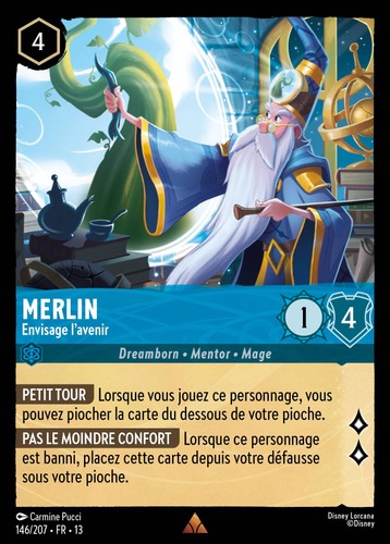 Lorcana merlin envisage - merlin,