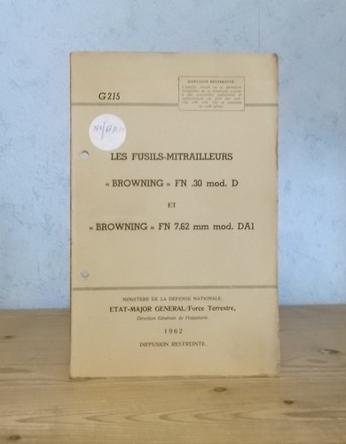 Militaria notice fusil - notice,