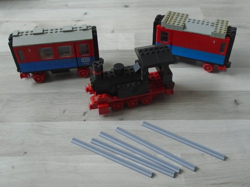 Lego 7715 passenger steam - lego,