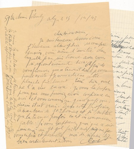 René jean clot lettres - rené, 2