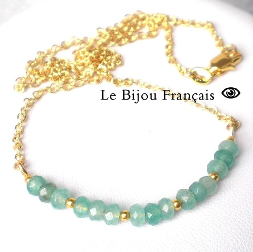 Collier plaqué 18k aigue - or,