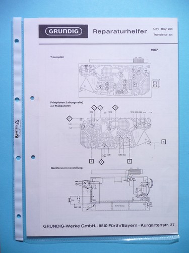 Manuel service pour grundig - de,
