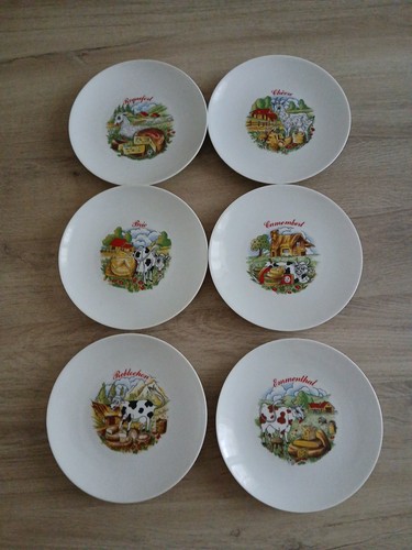 Assiettes fromage euro - 6,