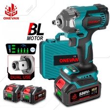 Clé à Choc Haute Puissance Boulonneuse Impact 1200N.m sans fil+2batteries+Valise