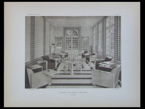 Architecte 1931 chateau - l'architecte,