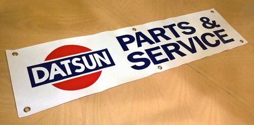 Datsun parts service banner - parts,