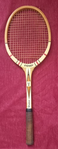Raquette tennis bois - en,