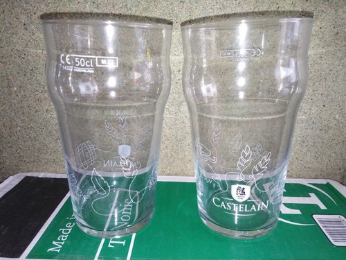 Verre bière castelain - verre,