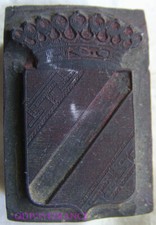 TAMP078 - CHAMPAGNE COUNTY Arms Stamp