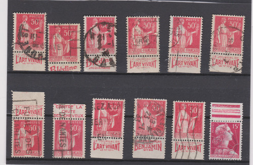 Pub collection 12 - fr, timbres