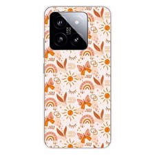 Coque en silicone - Compatible Xiaomi 14 Pro - design jardin lumineux