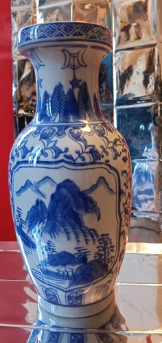 Vase chinois porcelaine 20ème - porcelaine,