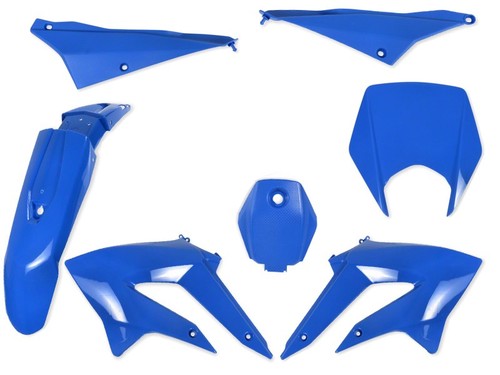 Kit carénages bleu derbi - 7,