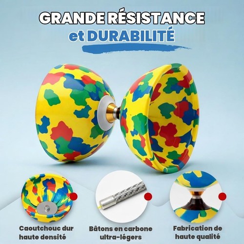 Diabolo professionnel triple - diabolo,