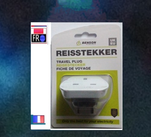 Adaptateur prise male vers - ,