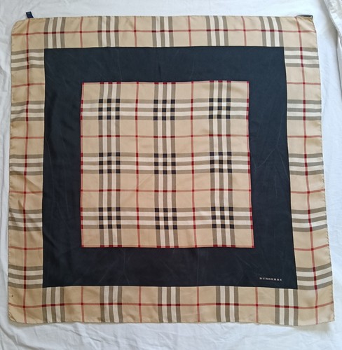 Foulard burberry soie - en,