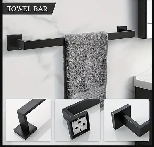 Porte serviettes mural salle - porte,