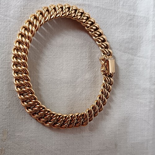 Gourmette maille américaine