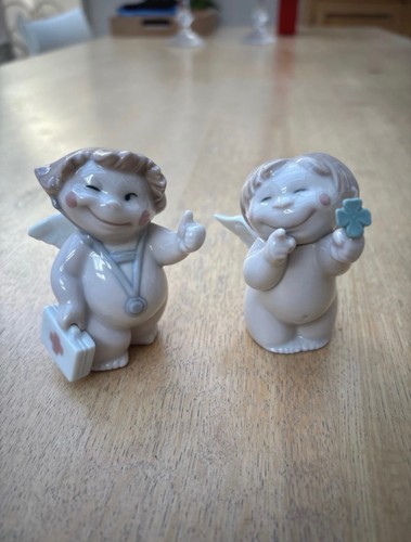 Porcelaine nao 2 anges - nao,